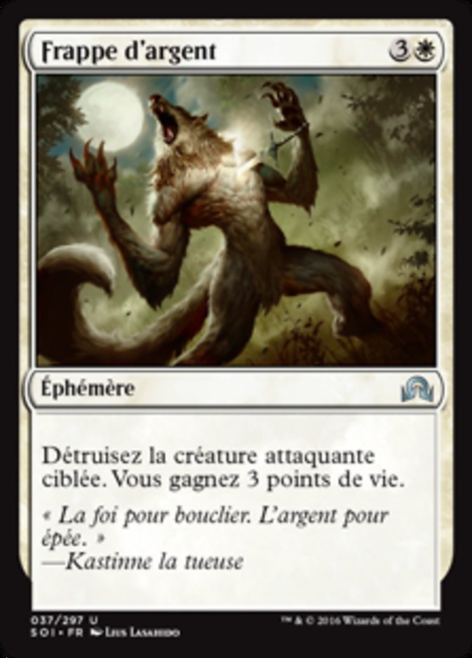 image Frappe d'argent