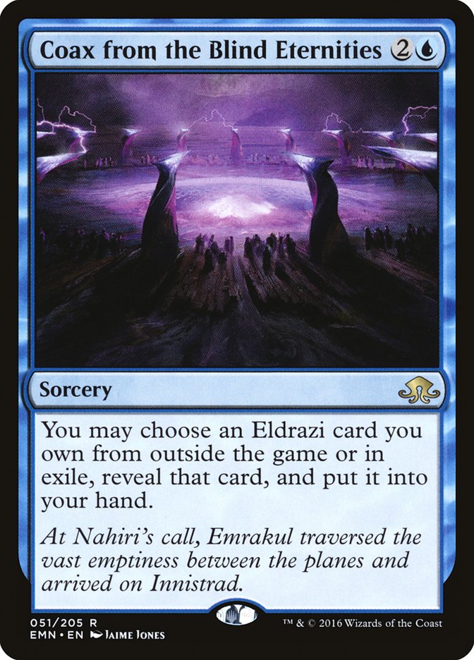 image Coax from the Blind Eternities