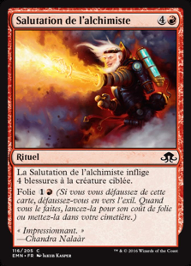 image Salutation de l'alchimiste
