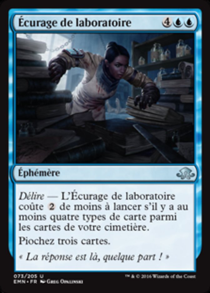 image Écurage de laboratoire