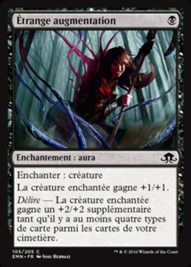 image Étrange augmentation