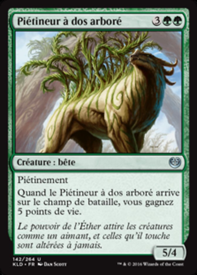 image Piétineur à dos arboré
