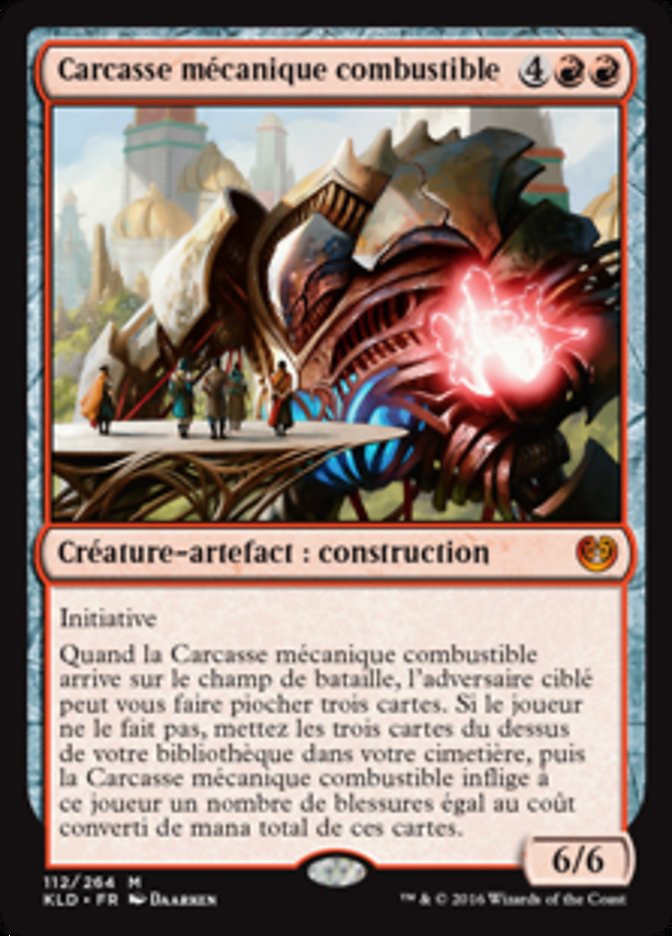 image Carcasse mécanique combustible