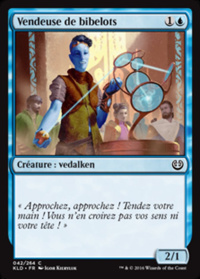 image Vendeuse de bibelots