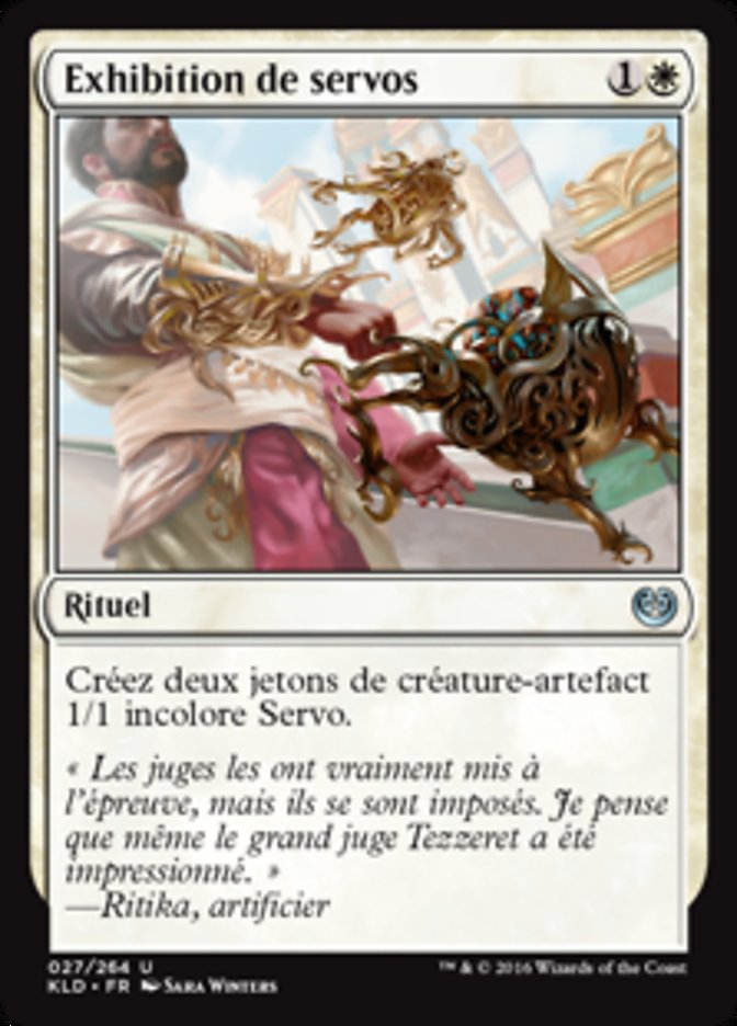 image Exhibition de servos