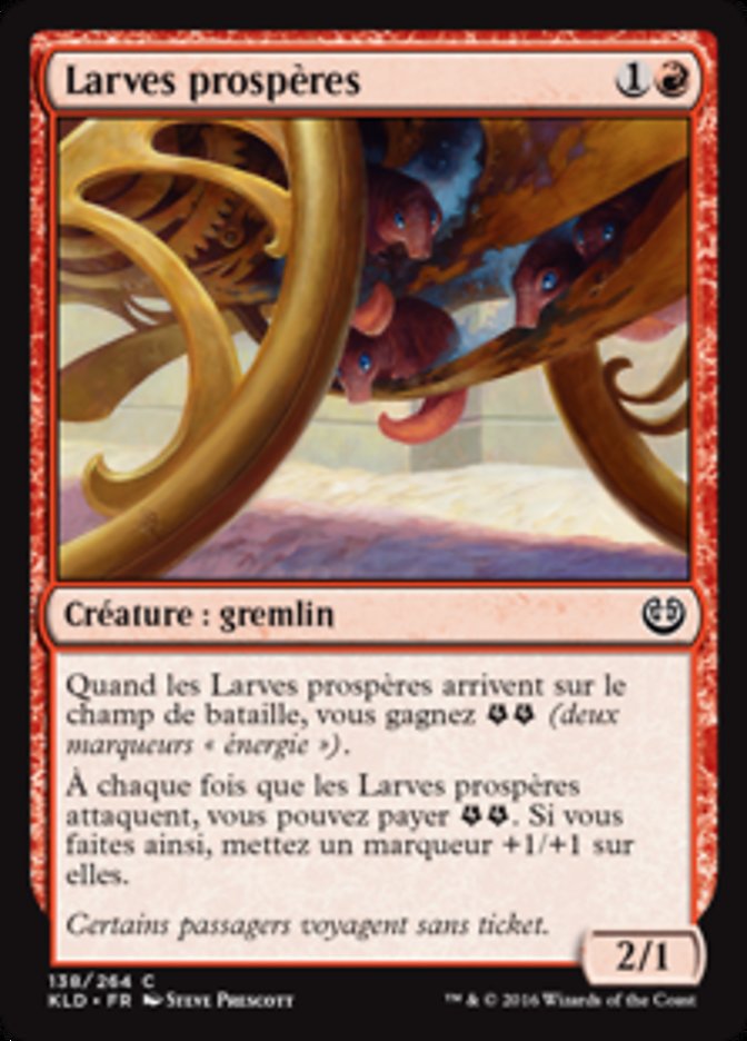 image Larves prospères