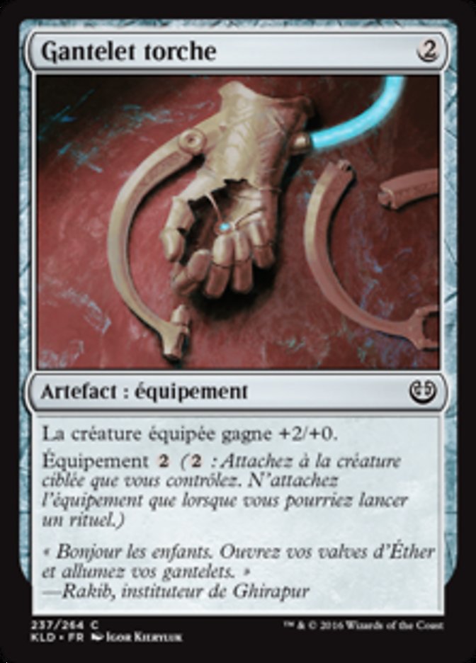 image Gantelet torche