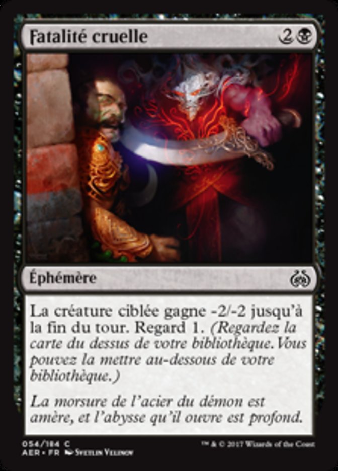 image Fatalité cruelle