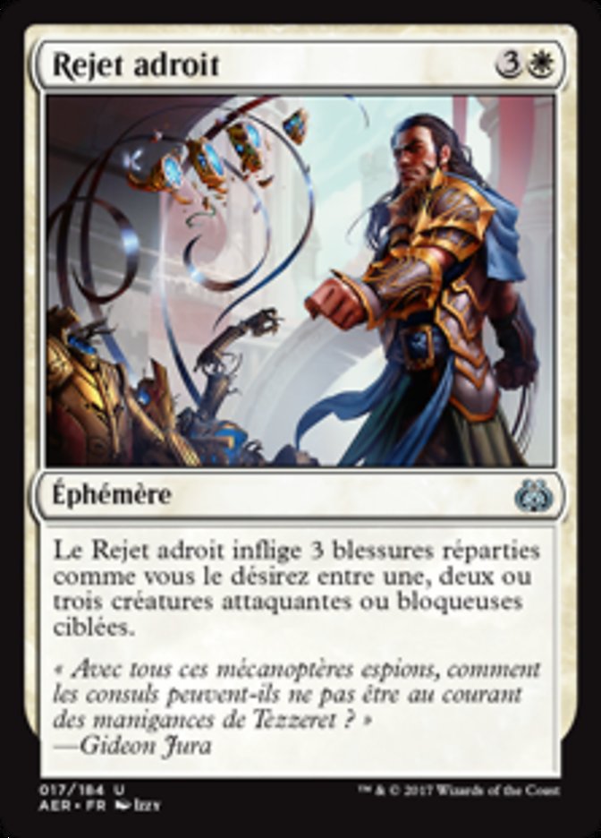 image Rejet adroit