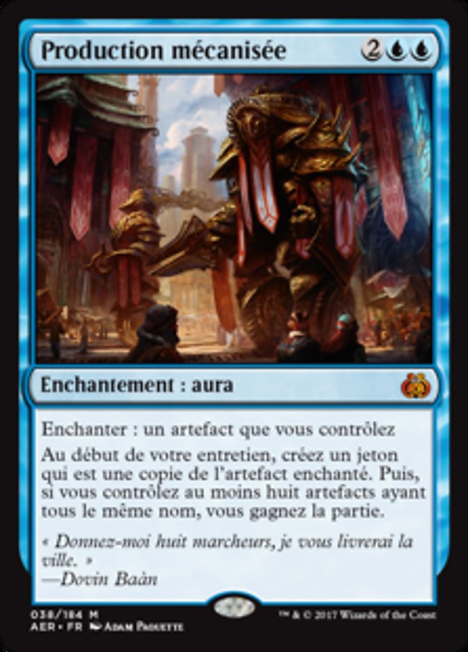image Production mécanisée