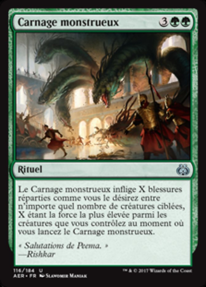 image Carnage monstrueux