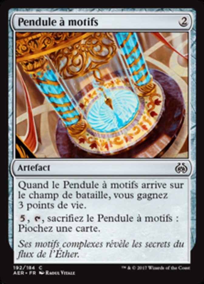 image Pendule à motifs