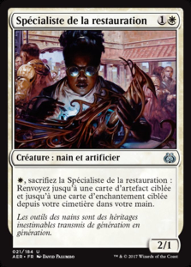 image Spécialiste de la restauration
