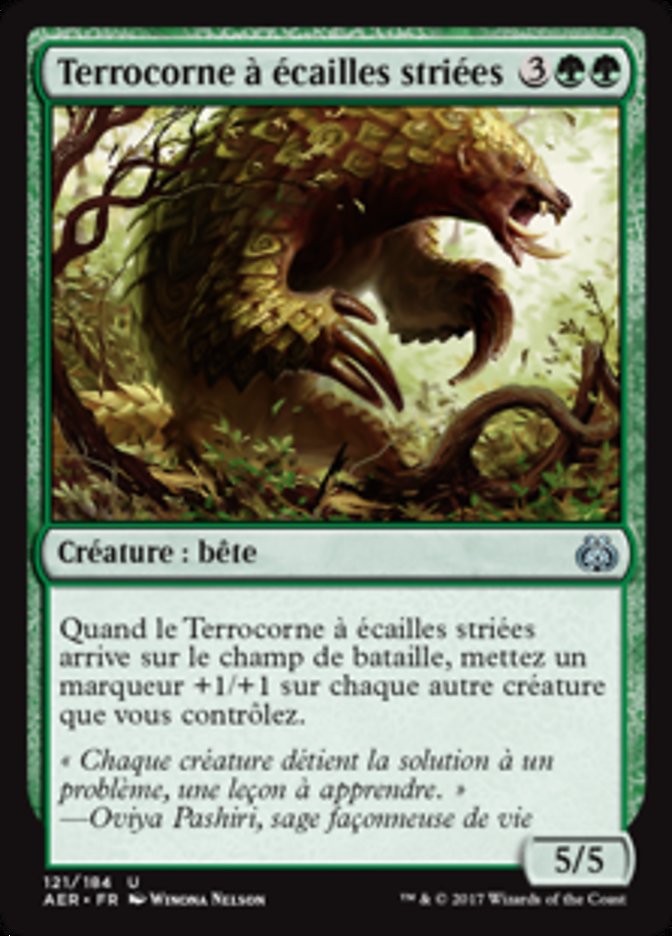image Terrocorne à écailles striées