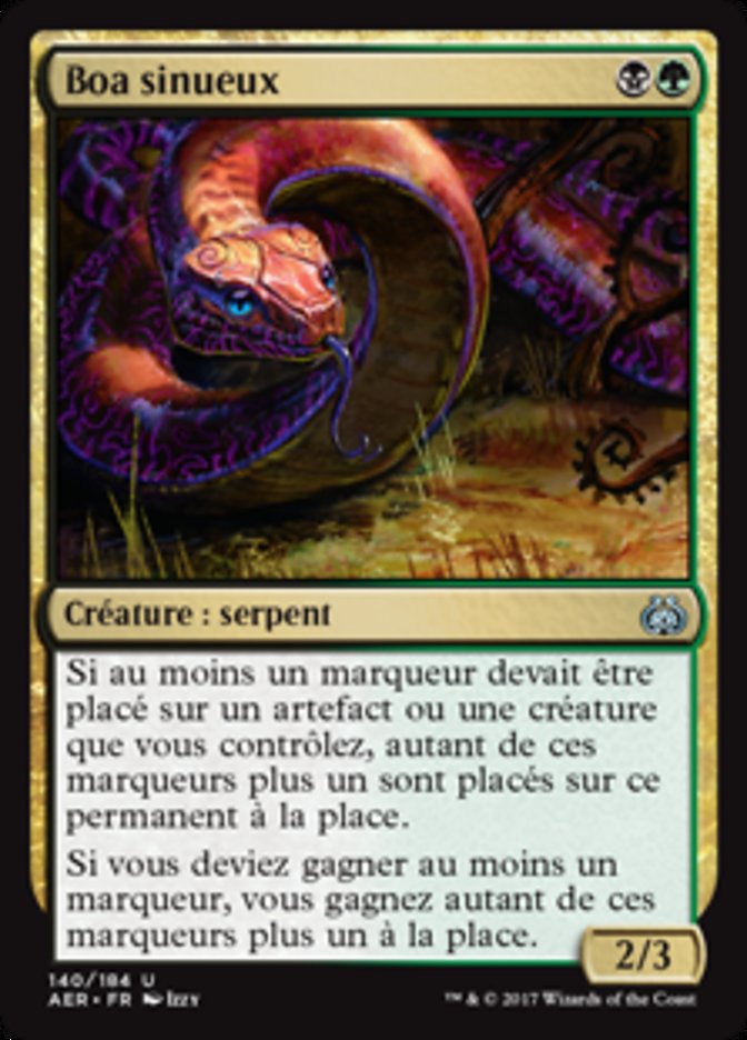 image Boa sinueux