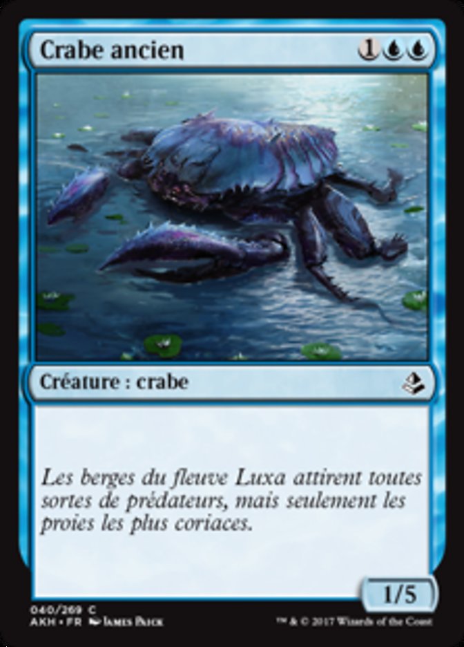 image Crabe ancien