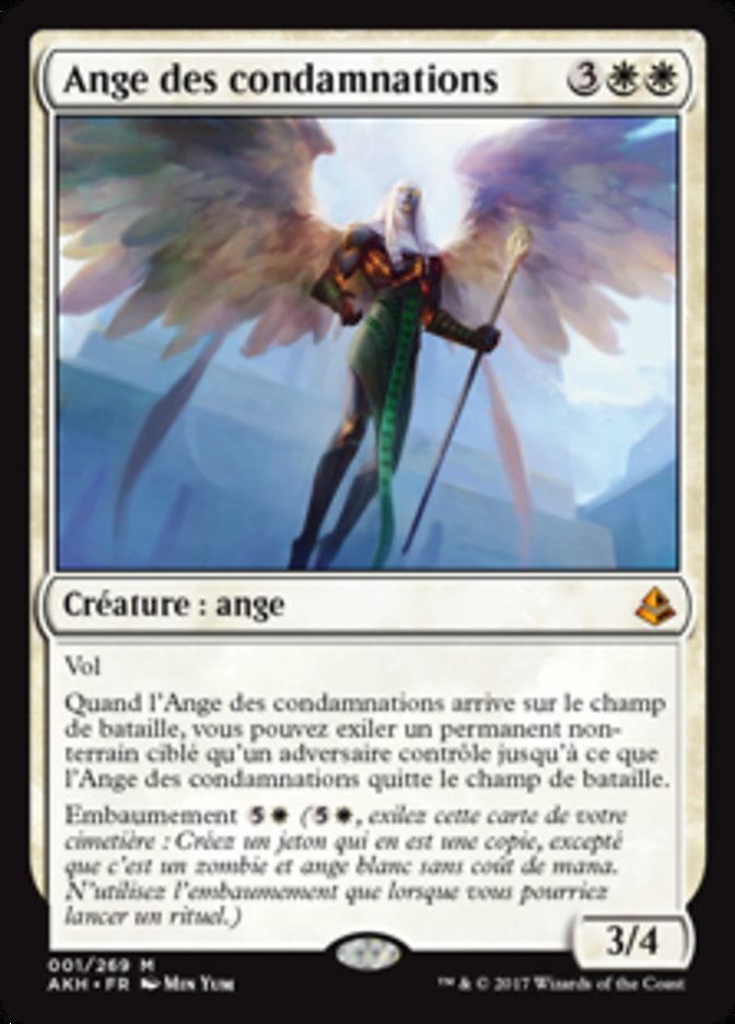 image Ange des condamnations