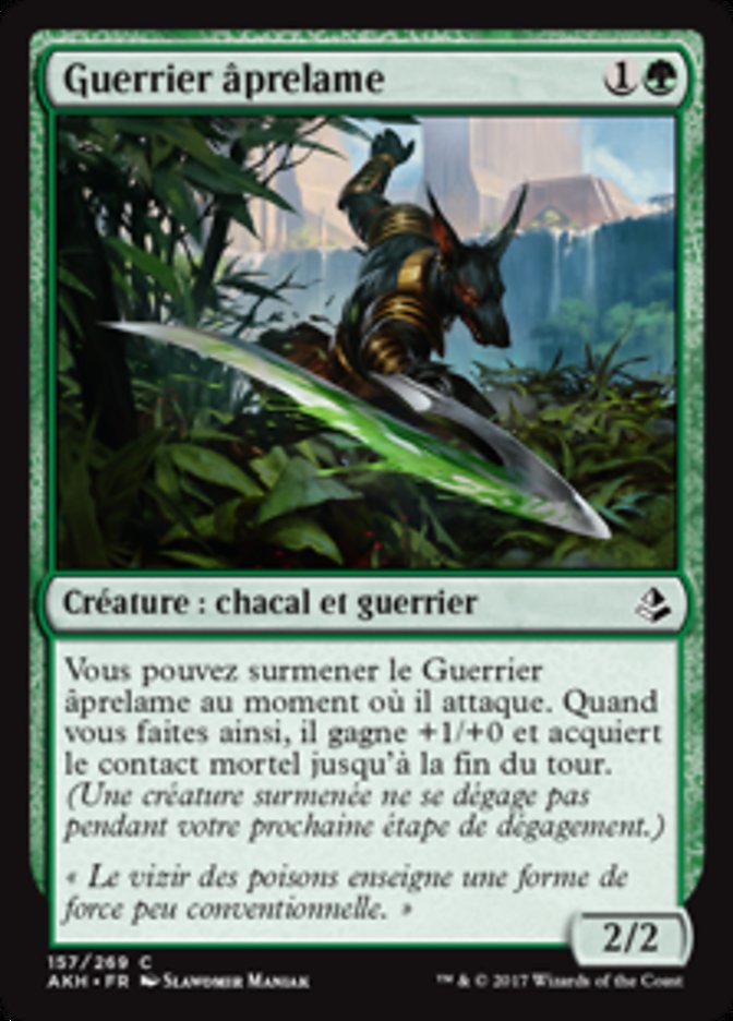image Guerrier âprelame