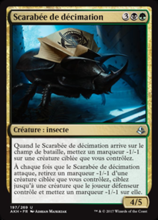 image Scarabée de décimation