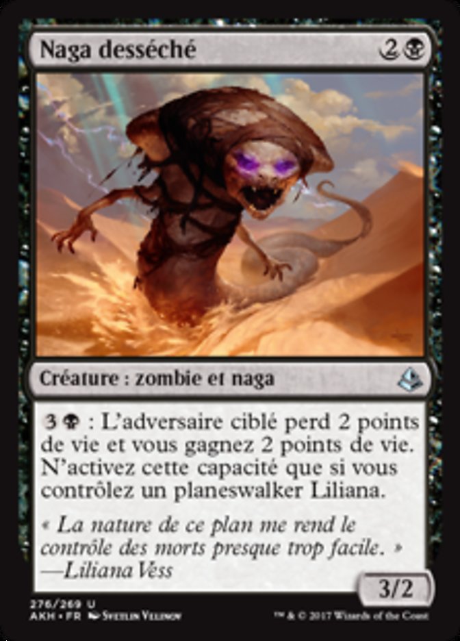 image Naga desséché