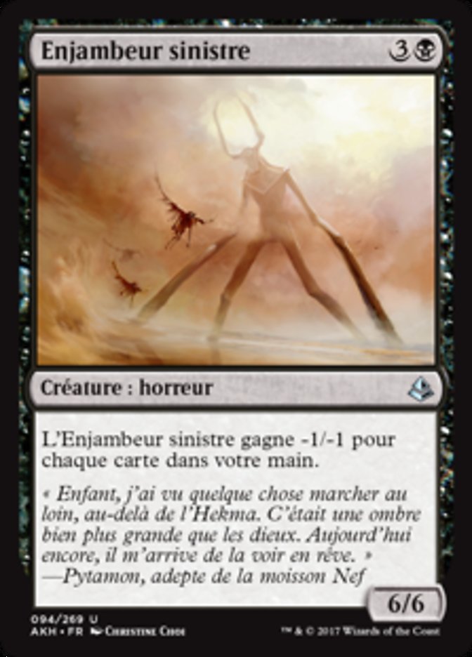 image Enjambeur sinistre