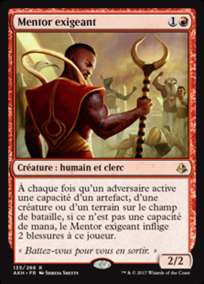 image Mentor exigeant