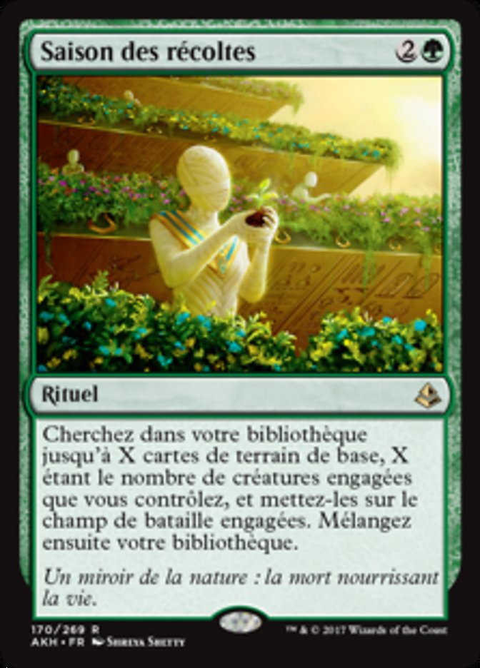 image Saison des récoltes