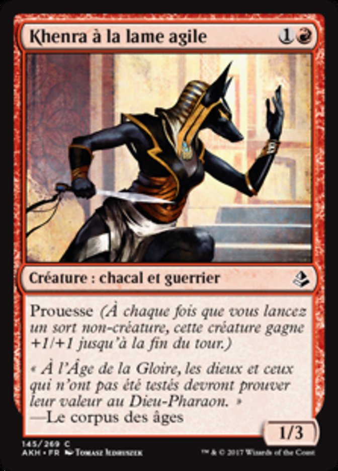 image Khenra à la lame agile