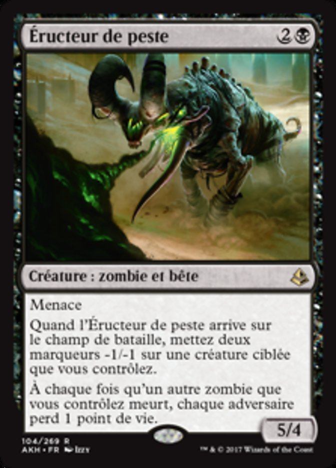 image Éructeur de peste