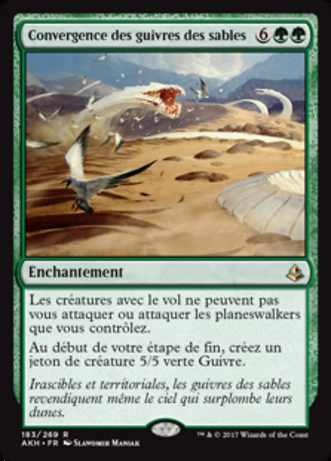 image Convergence des guivres des sables