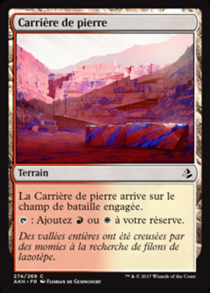 image Carrière de pierre