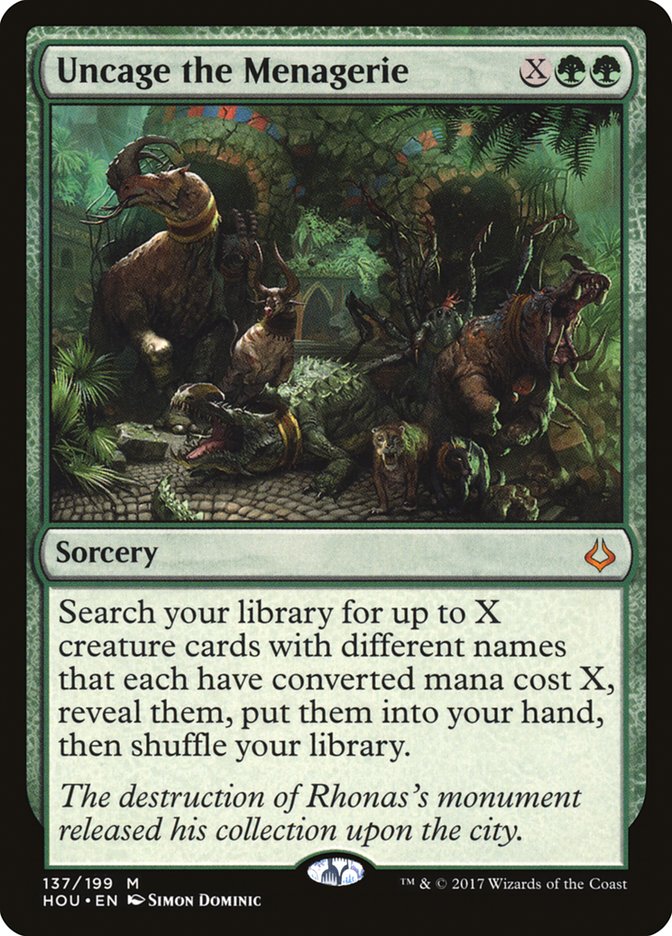 image Uncage the Menagerie