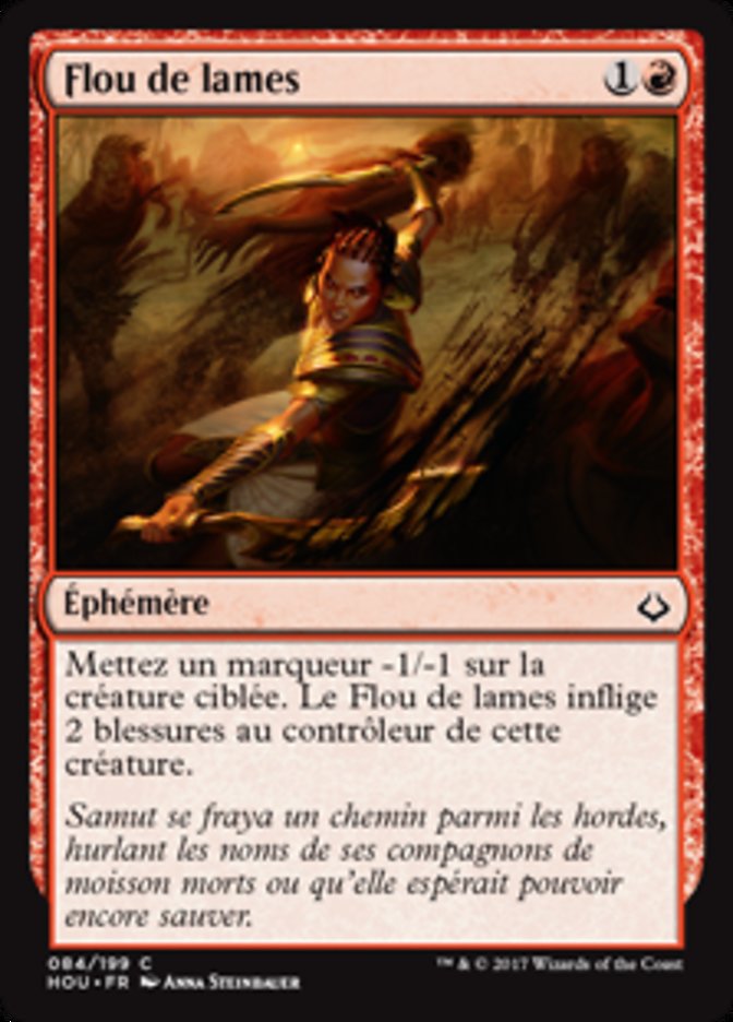 image Flou de lames