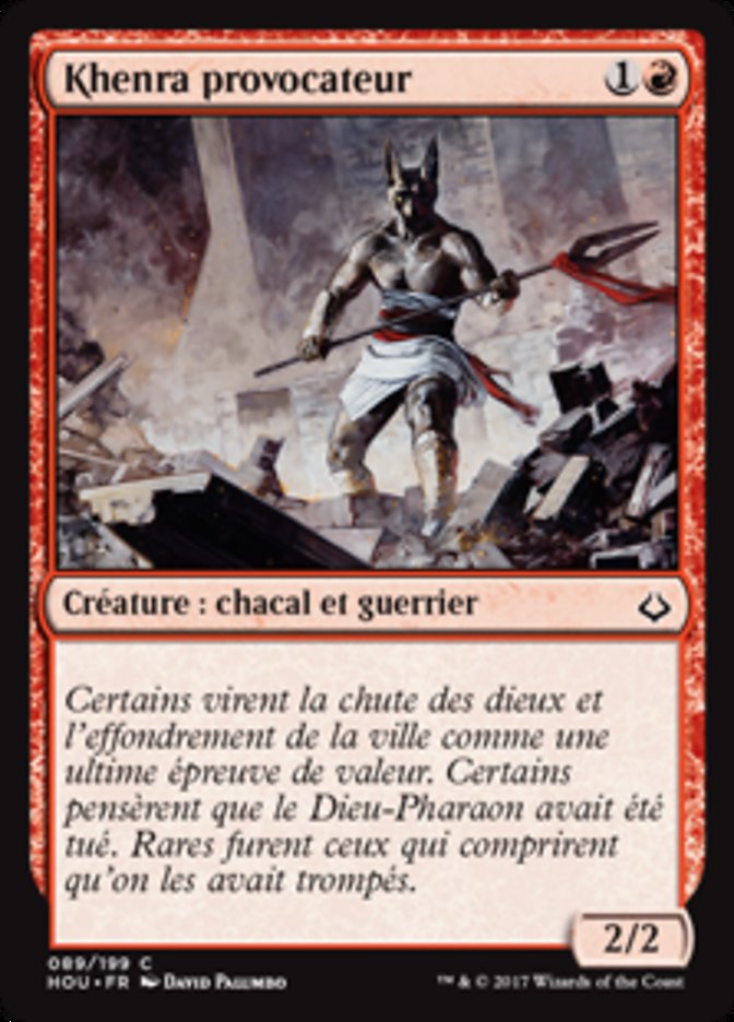 image Khenra provocateur