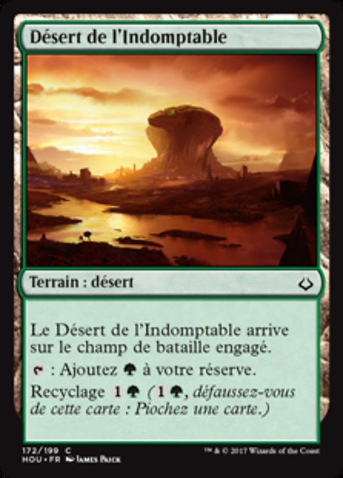 image Désert de l'Indomptable