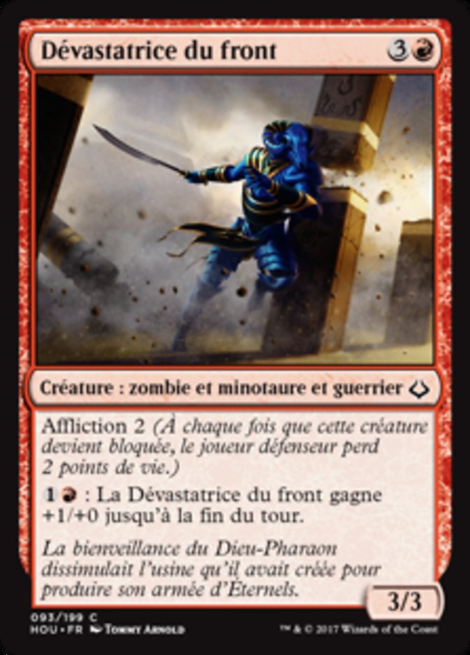 image Dévastatrice du front