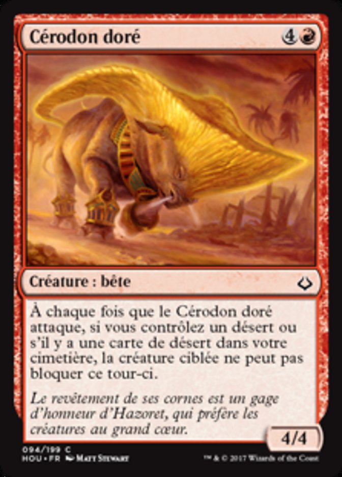 image Cérodon doré