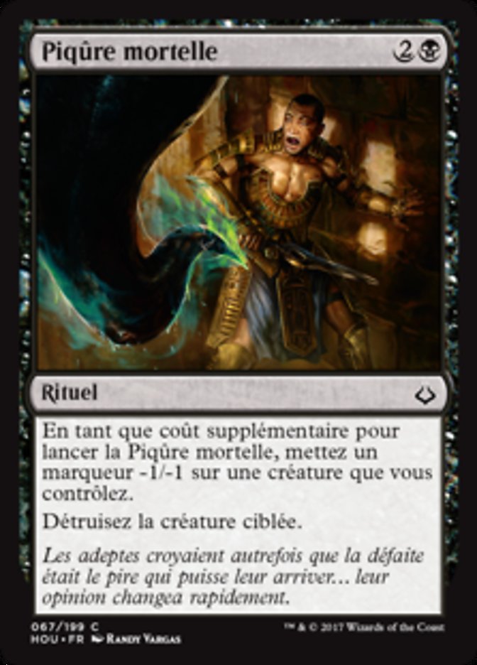 image Piqûre mortelle