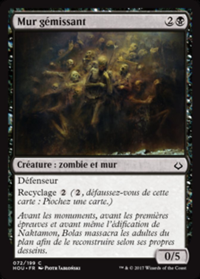 image Mur gémissant