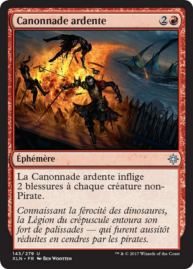 image Canonnade ardente