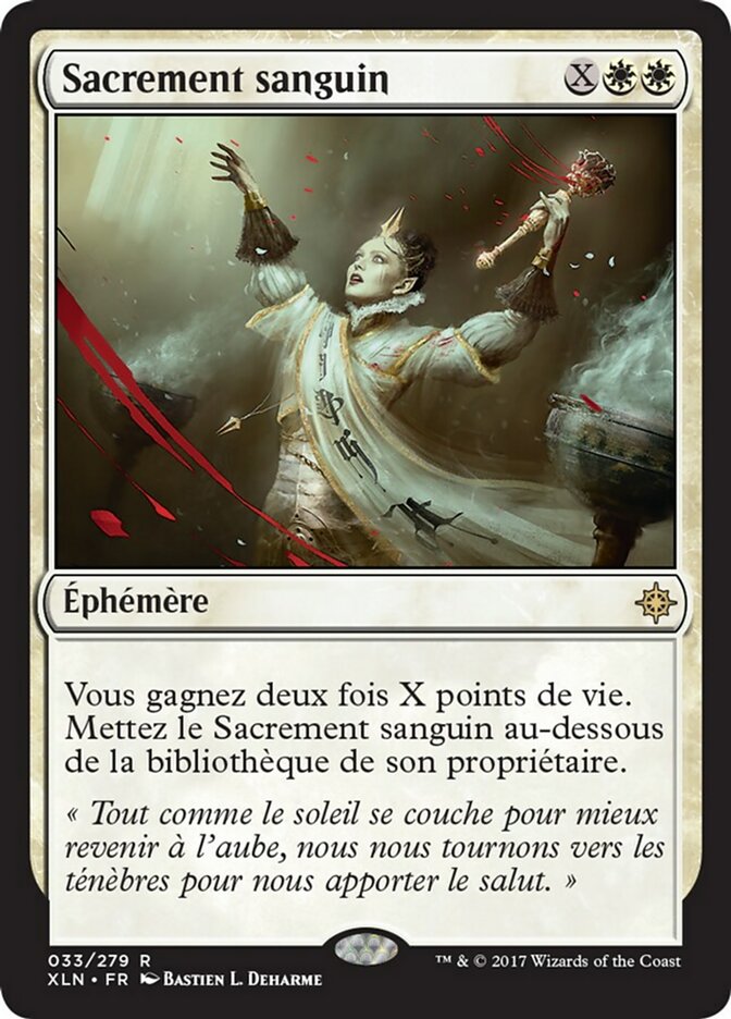 image Sacrement sanguin