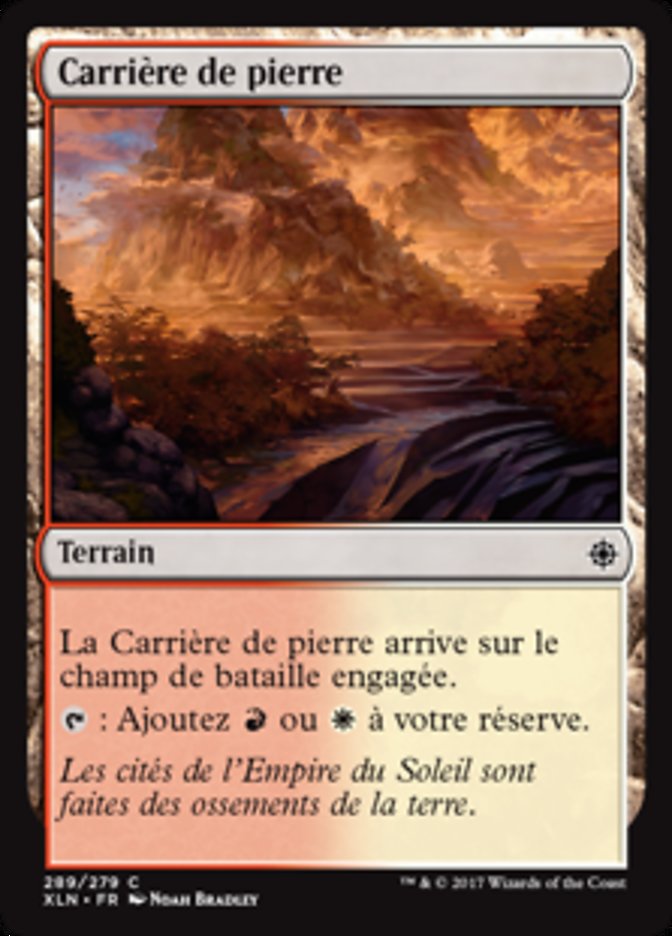 image Carrière de pierre