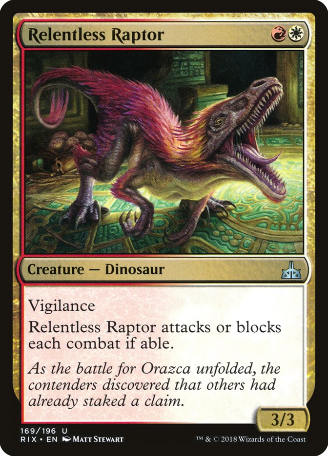 image Relentless Raptor