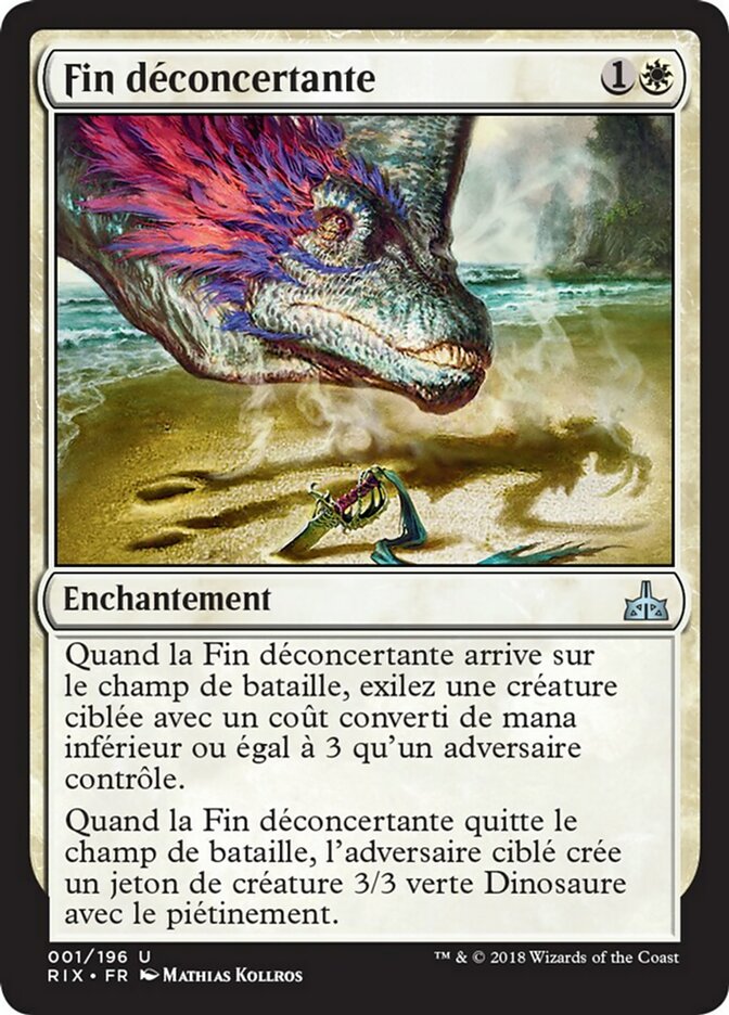 image Fin déconcertante