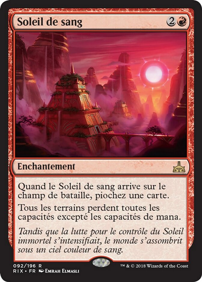 image Soleil de sang