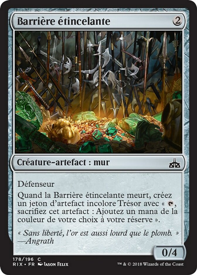 image Barrière étincelante