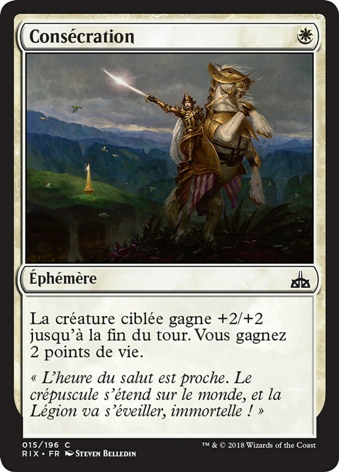 image Consécration