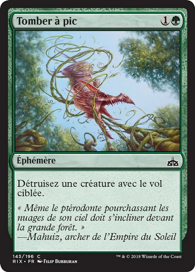image Tomber à pic