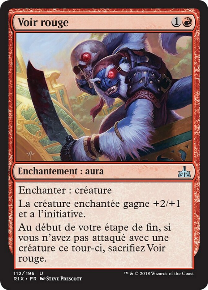 image Voir rouge