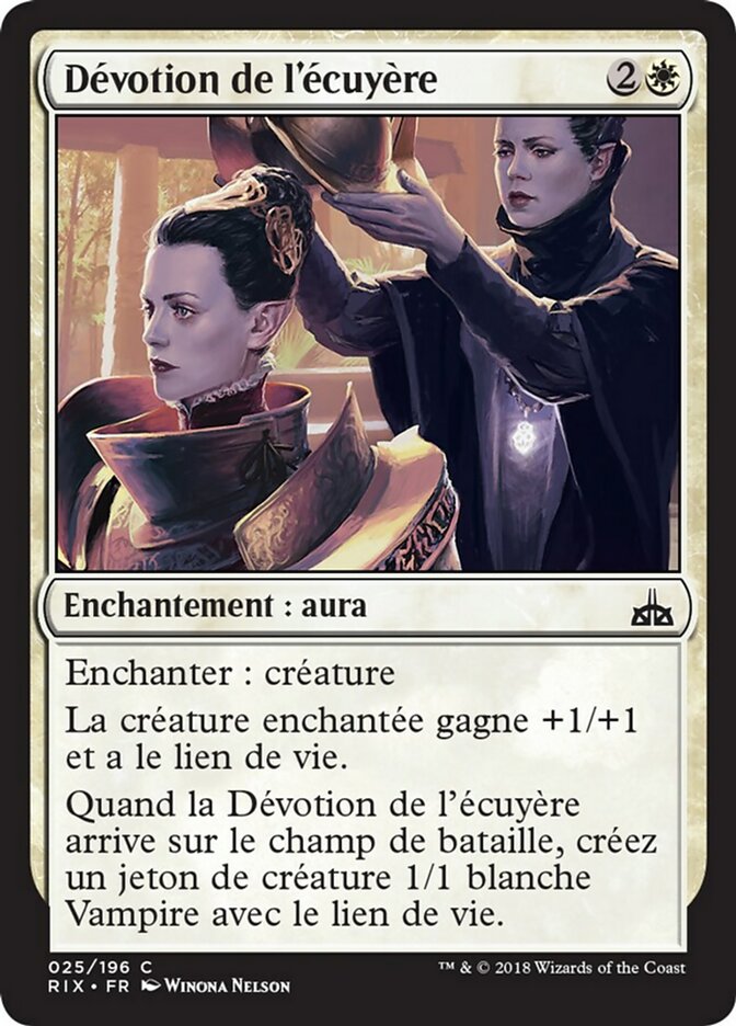 image Dévotion de l'écuyère